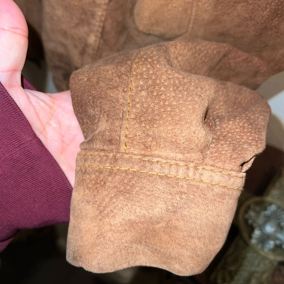 Vintage Beau Geste Women’s Brown Leather Jacket - Picture 4 of 7